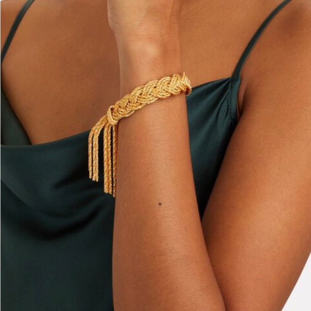 Aurelie Bidermann miki braided bracelet